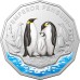 2023 50¢ Australian Antarctic Territory - Emperor Penguin Carded Coin