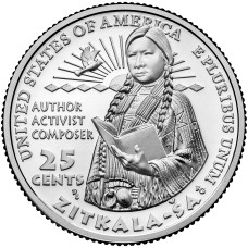 2024 US American Women Quarters Zitkala-Ša Coin