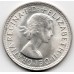 1961 Shilling Queen Elizabeth II Rams Head 50% Silver Coin Uncirculated