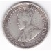 1922 Commonwealth King George V Threepence 92.5% Silver Coin Fine