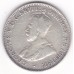 1927 Commonwealth King George V Threepence 92.5% Silver Coin Fine